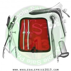 Hegar uterine dilator set 2 Pieces 7-8,9-10, pinwheel, mathieu, collin large, grave large