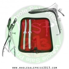 Hegar uterine dilator set 2 Pieces 11-12,15-16, mathieu, grave large