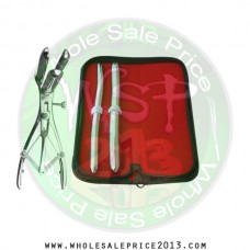 Hegar uterine dilator set 2 Pieces 11-12,15-16, mathieu