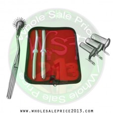 Hegar uterine dilator set 2 Pieces 11-12,15-16, pinwheel, collin 3