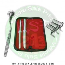 Hegar uterine dilator set 2 Pieces 11-12,17-18, pinwheel, collin 3