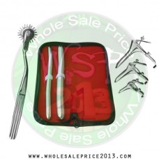 Hegar uterine dilator set 2 Pieces 11-12,17-18, pinwheel, grave 3