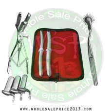 Hegar uterine dilator set 2 Pieces 13-14,17-18, pinwheel, mathieu, collin 3