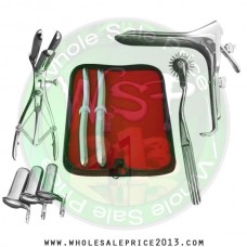 Hegar uterine dilator set 2 Pieces 13-14,17-18, pinwheel, mathieu, collin 3, grave large