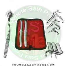Hegar uterine dilator set 2 Pieces 13-14,17-18, pinwheel, collin 3, grave 3