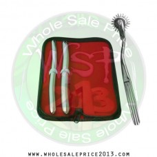 Hegar uterine dilator set 2 Pieces 13-14,17-18, pinwheel