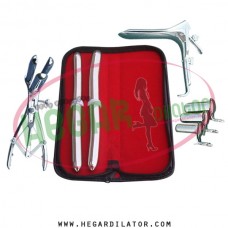 Hegar uterine dilator set 2 Pieces 15-16,17-18, mathieu, collin 3, grave medium