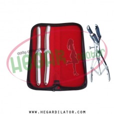 Hegar uterine dilator set 2 Pieces 15-16,17-18, mathieu
