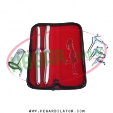 Hegar uterine dilator set 2 Pieces 15-16,17-18, grave 3, collin large