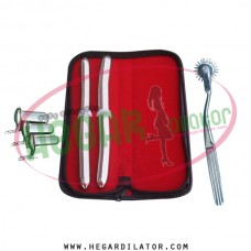 Hegar uterine dilator set 2 Pieces 15-16,17-18, pinwheel, collin 3