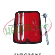 Hegar uterine dilator set 2 Pieces 15-16,17-18, pinwheel