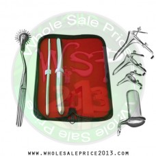 Hegar uterine dilator set 2 Pieces 7-8,17-18, pinwheel, grave 3, collin large