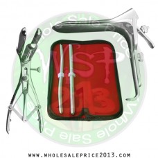 Hegar uterine dilator set 2 Pieces 9-10,11-12, mathieu, grave large