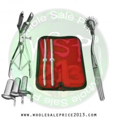 Hegar uterine dilator set 2 Pieces 9-10,11-12, pinwheel, mathieu, collin 3