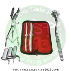 Hegar uterine dilator set 2 Pieces 9-10,17-18, pinwheel, mathieu, collin 3