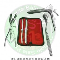 Hegar uterine dilator set 2 Pieces 9-10,17-18, pinwheel, mathieu, grave large