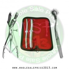 Hegar uterine dilator set 2 Pieces 9-10,17-18, pinwheel, mathieu