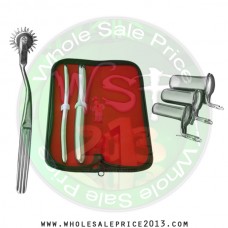 Hegar uterine dilator set 2 Pieces 9-10,17-18, pinwheel, collin 3