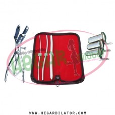 Hegar uterine dilator set 3 Pieces 3-4,5-6,11-12, mathieu, collin 3