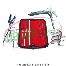 Hegar uterine dilator set 3 Pieces 3-4,5-6,11-12, mathieu, collin 3, grave large