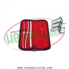 Hegar uterine dilator set 3 Pieces 3-4,5-6,11-12, collin 3