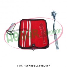 Hegar uterine dilator set 3 Pieces 3-4,5-6,11-12, pinwheel, collin large