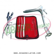 Hegar uterine dilator set 3 Pieces 3-4,5-6,13-14, mathieu, collin medium, grave large