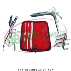 Hegar uterine dilator set 3 Pieces 3-4,5-6,13-14, mathieu, collin 3, grave large