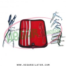 Hegar uterine dilator set 3 Pieces 3-4,5-6,13-14, mathieu, grave 3, collin 3