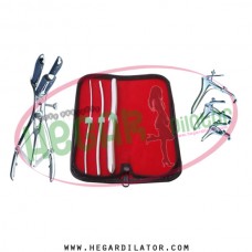 Hegar uterine dilator set 3 Pieces 3-4,5-6,13-14, mathieu, grave 3