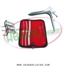 Hegar uterine dilator set 3 Pieces 3-4,5-6,13-14, collin 3, grave large