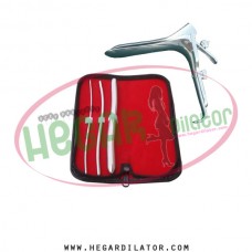 Hegar uterine dilator set 3 Pieces 3-4,5-6,13-14, grave large