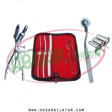 Hegar uterine dilator set 3 Pieces 3-4,5-6,13-14, pinwheel, mathieu, collin 3