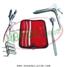 Hegar uterine dilator set 3 Pieces 3-4,5-6,13-14, pinwheel, mathieu, collin 3, grave small