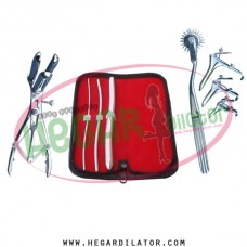 Hegar uterine dilator set 3 Pieces 3-4,5-6,13-14, pinwheel, mathieu, grave 3