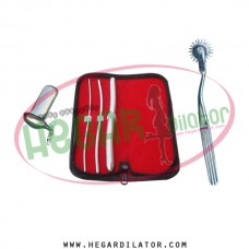 Hegar uterine dilator set 3 Pieces 3-4,5-6,13-14, pinwheel, collin large