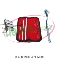 Hegar uterine dilator set 3 Pieces 3-4,5-6,13-14, pinwheel, collin 3