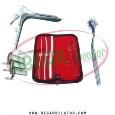 Hegar uterine dilator set 3 Pieces 3-4,5-6,13-14, pinwheel, collin 3, grave large