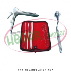 Hegar uterine dilator set 3 Pieces 3-4,5-6,13-14, pinwheel, grave large