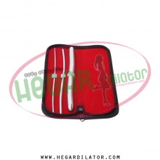 Hegar uterine dilator set 3 Pieces 3-4,5-6,15-16