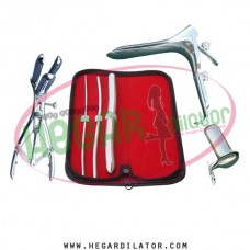 Hegar uterine dilator set 3 Pieces 3-4,5-6,15-16, mathieu, collin large, grave large