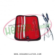 Hegar uterine dilator set 3 Pieces 3-4,5-6,15-16, mathieu