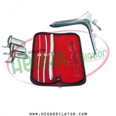 Hegar uterine dilator set 3 Pieces 3-4,5-6,15-16, collin 3, grave large