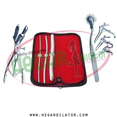 Hegar uterine dilator set 3 Pieces 3-4,5-6,15-16, pinwheel, mathieu, grave 3
