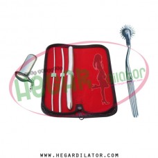 Hegar uterine dilator set 3 Pieces 3-4,5-6,15-16, pinwheel, collin large