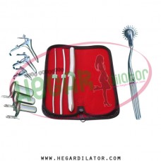 Hegar uterine dilator set 3 Pieces 3-4,5-6,15-16, pinwheel, grave 3, collin 3