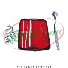 Hegar uterine dilator set 3 Pieces 3-4,5-6,15-16, pinwheel, grave 3