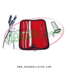 Hegar uterine dilator set 3 Pieces 3-4,5-6,17-18, mathieu, collin large