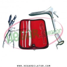 Hegar uterine dilator set 3 Pieces 3-4,5-6,17-18, mathieu, collin small, grave medium