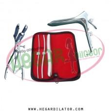 Hegar uterine dilator set 3 Pieces 3-4,5-6,17-18, mathieu, grave large